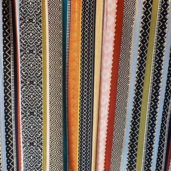 Multicolored Boho Striped Prairie Flowy Skirt Women’s Size Small - Picture 5 of 11